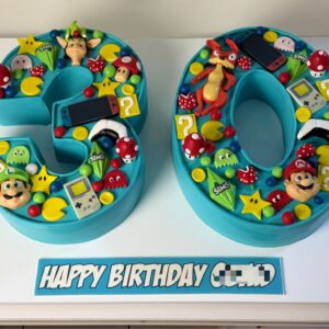 Number Shape Cake