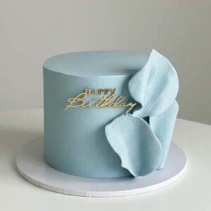 Blue Elegance Cake
